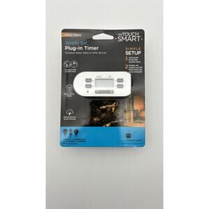 My Touch Smart Simple Set Plug-In Timer Indoor Lights Devices - NEW Space Saving